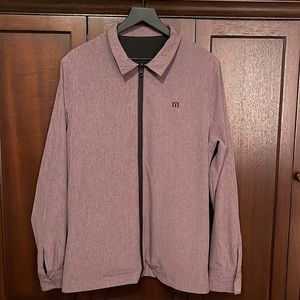 TRAVIS MATHEW L/S REVERSIBLE LIGHT WEIGHT GOLF JACKET. NWOT